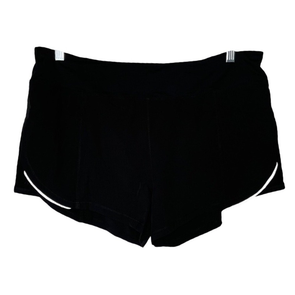 Zyia Active‎ Mesh Energy Shorts NWT Women XXL Black Reflective Running Athletic